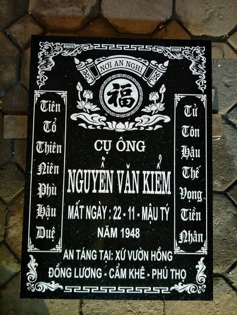 Mẫu bia mộ 6