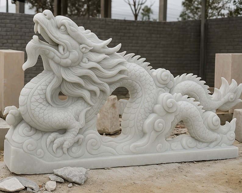 Tượng rồng đá